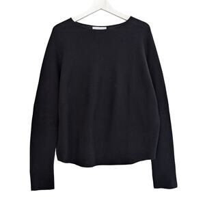 Christian Wijnants Kamis Sweater Black Women’s Cotton Pullover Sz M Boxy Relaxed